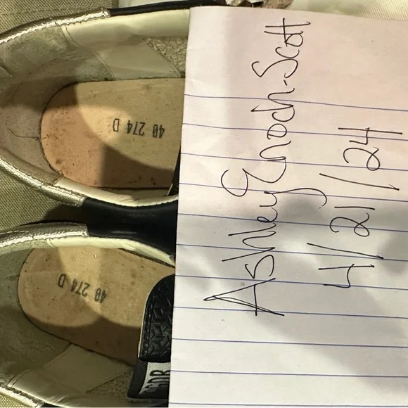 Golden Goose Super-Star size 40 EUC Black/Silver - Picture 7 of 12